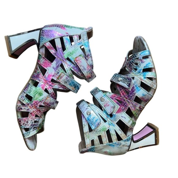 Spring Step L'Artiste Society Multi Strap Bootie Size EU 38 US 7.5-8 - Picture 4 of 13